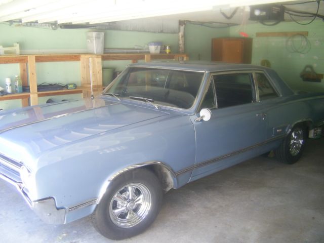 1965 Blue Oldsmobile 442