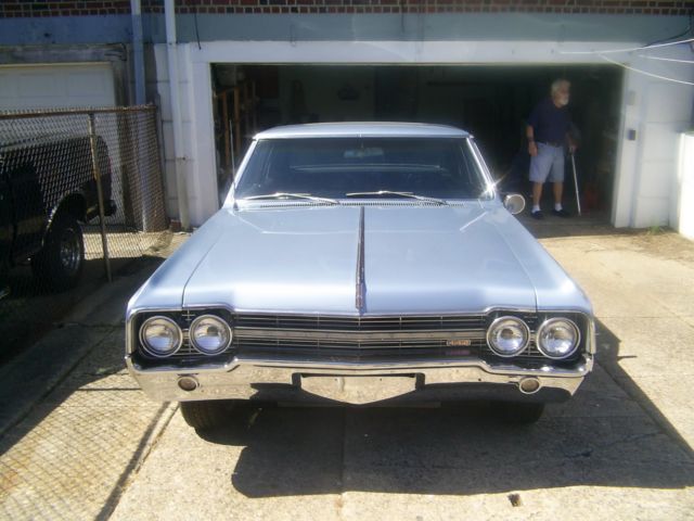 1965 Blue Oldsmobile 442