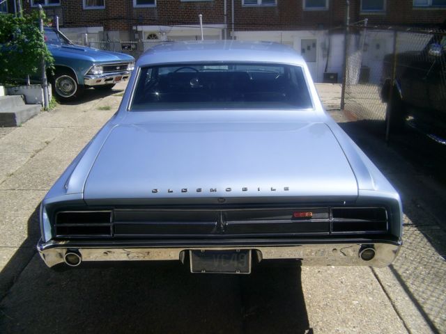 1965 Blue Oldsmobile 442