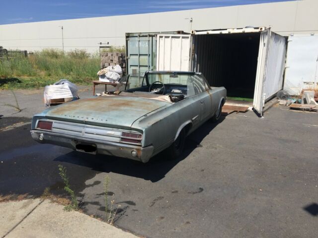 1965 Blue Oldsmobile 442 Convertible