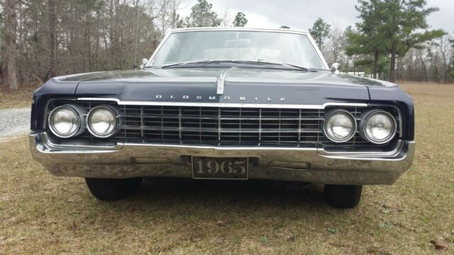 1965 Midnight Blue Oldsmobile Ninety-Eight Convertible