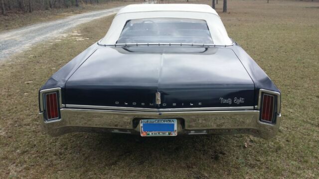1965 Midnight Blue Oldsmobile Ninety-Eight Convertible