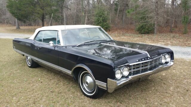 1965 Midnight Blue Oldsmobile Ninety-Eight Convertible