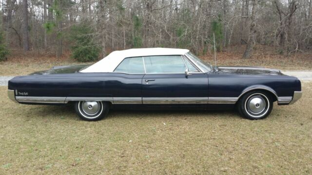 1965 Midnight Blue Oldsmobile Ninety-Eight Convertible