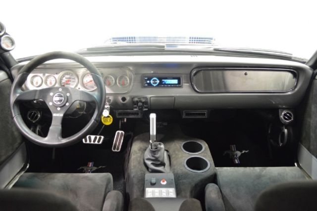 1965 Silver and Blue paint Ford Mustang Coupe