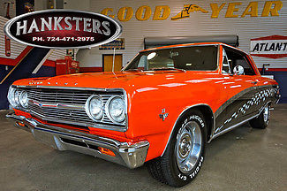 1965 Orange Chevrolet Chevelle Coupe