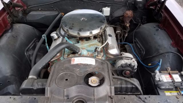 1965 Maroon Pontiac GTO Coupe