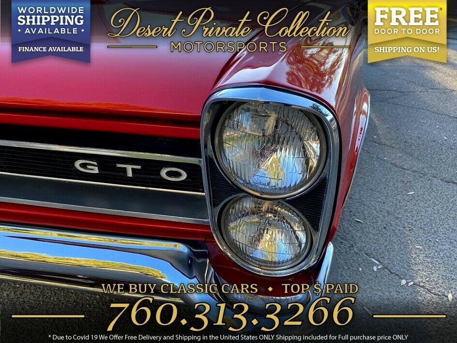 1965 White Pontiac GTO Coupe