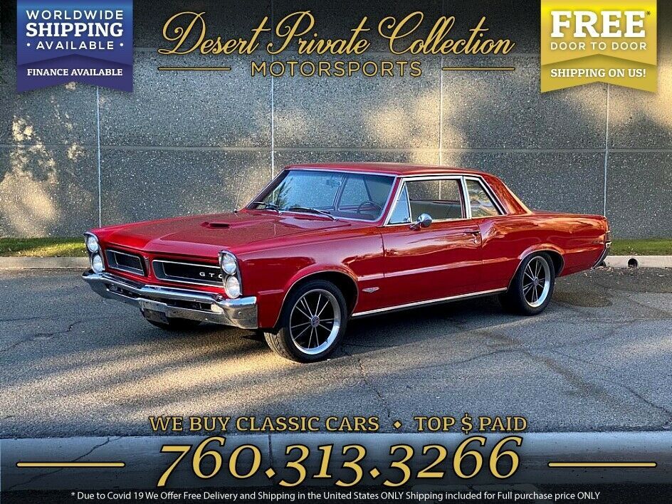 1965 White Pontiac GTO Coupe