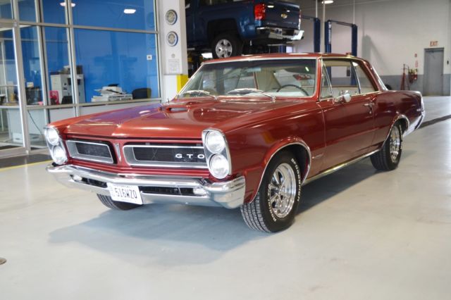 1965 Burgundy Pontiac GTO Coupe