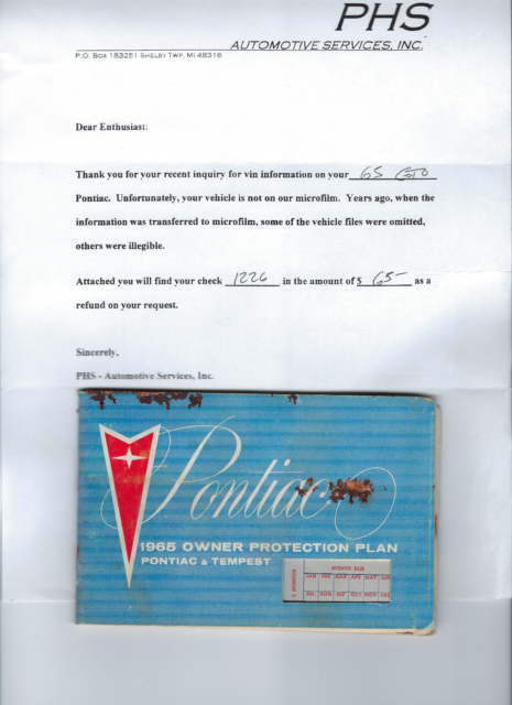 1965 BLACK Pontiac GTO Sedan