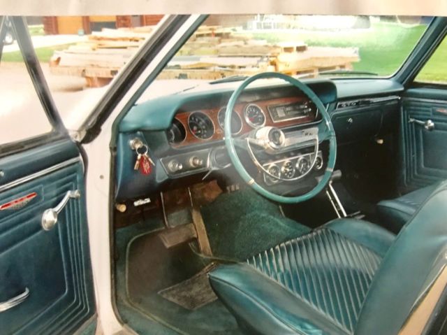 1965 White (originally Teal Turquoise) Pontiac GTO