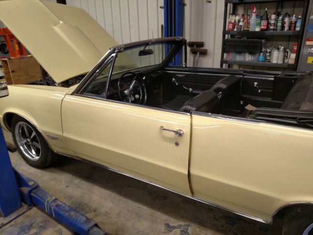 1965 Cameo Ivory Pontiac GTO Convertible