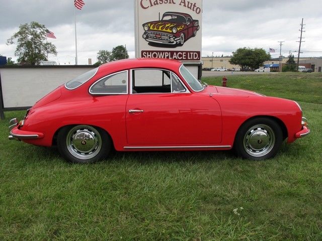 1965 Red Porsche 350C 2 DOOR