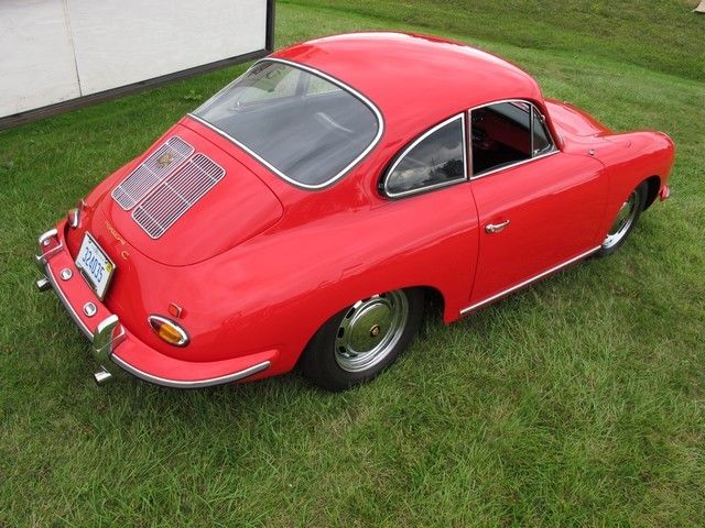 1965 Red Porsche 350C 2 DOOR
