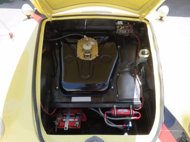 1965 Yellow Porsche 356 Coupe