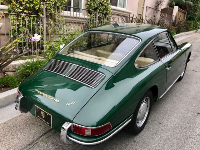 1965 Irish green 6606 Porsche 911 Coupe