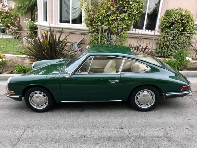 1965 Irish green 6606 Porsche 911 Coupe