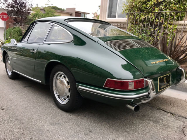 1965 Irish green 6606 Porsche 911 Coupe