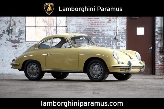 1965 Yellow Porsche 356 Coupe