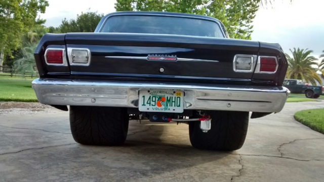 1965 Black Chevrolet Nova Sedan