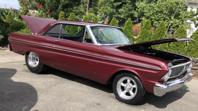 1965 Vintage Burgundy Ford Falcon hardtop