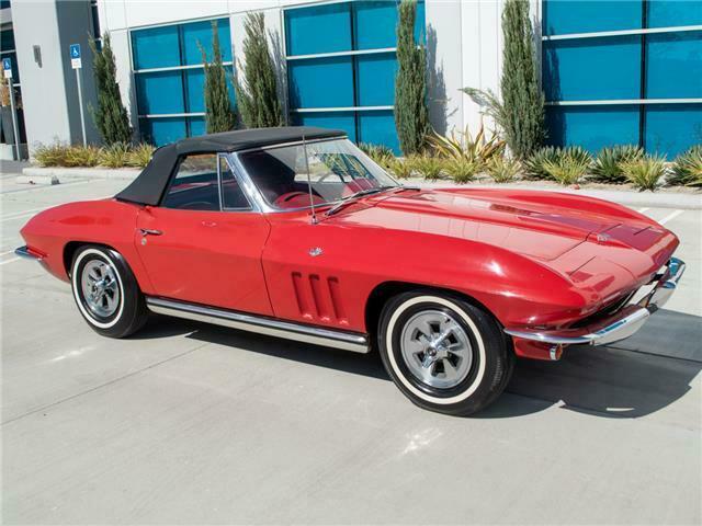 1965 Red Chevrolet Corvette Convertible