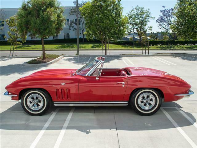 1965 Red Chevrolet Corvette Convertible
