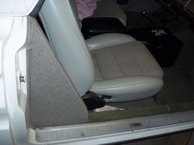 1965 White Ford Ranchero Convertible