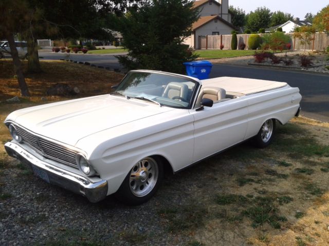 1965 White Ford Ranchero Convertible