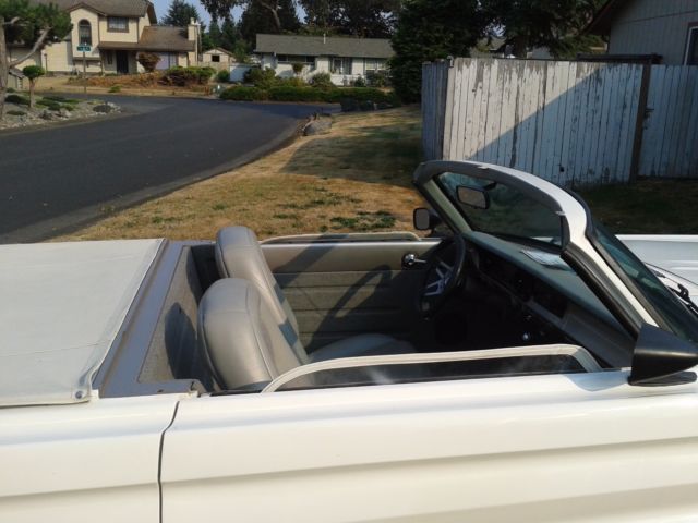 1965 White Ford Ranchero Convertible
