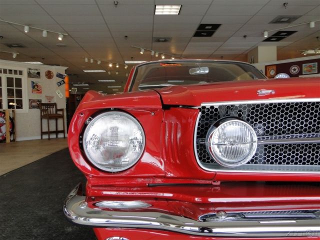 1965 Red Ford Mustang