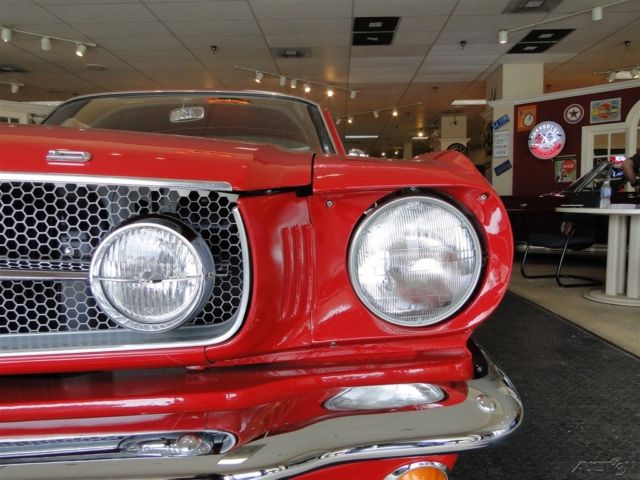 1965 Red Ford Mustang