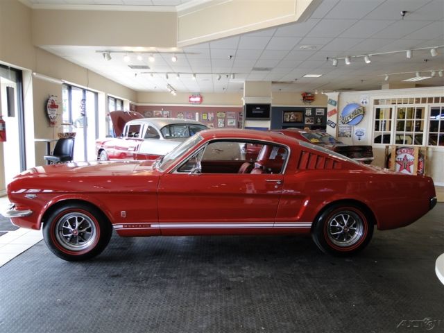 1965 Red Ford Mustang