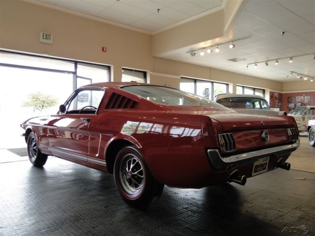 1965 Red Ford Mustang