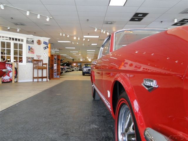 1965 Red Ford Mustang