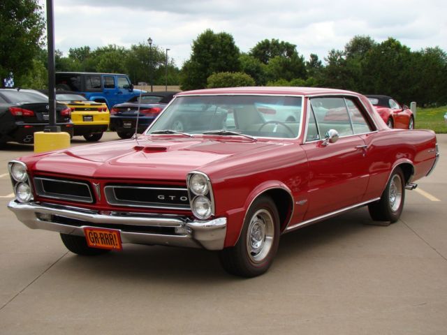 1965 Red Pontiac GTO Coupe