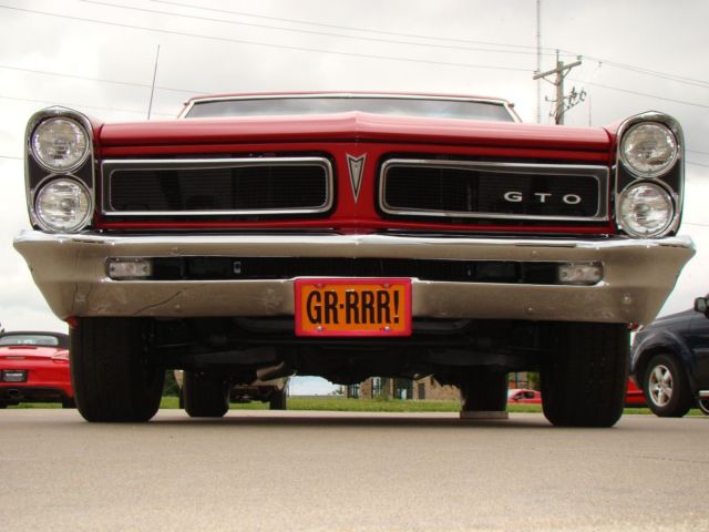 1965 Red Pontiac GTO Coupe