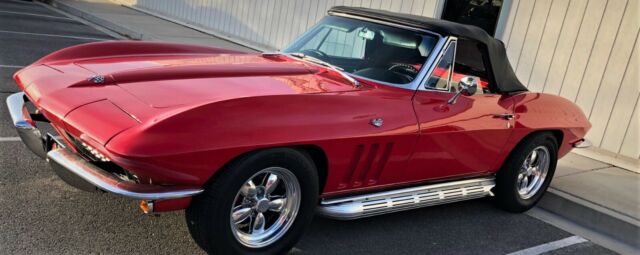 1965 Red Chevrolet Corvette Convertible