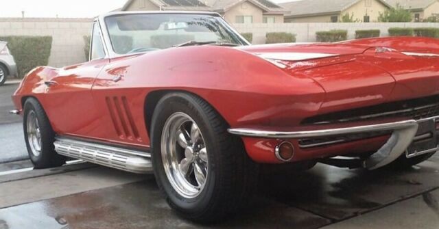 1965 Red Chevrolet Corvette Convertible