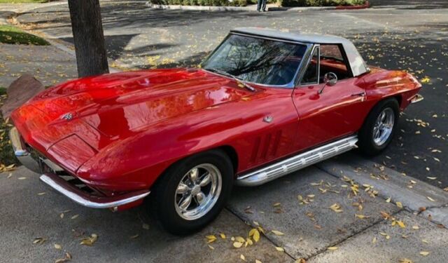 1965 Red Chevrolet Corvette Convertible