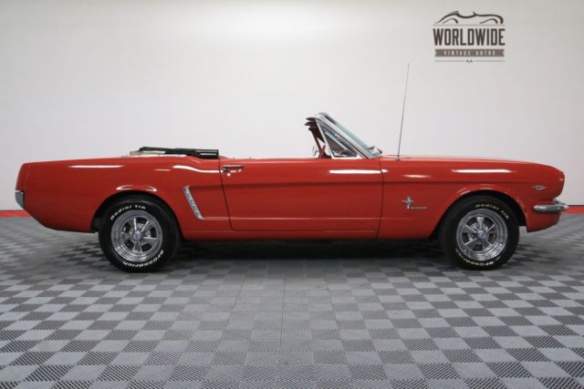 1965 Red Ford Mustang