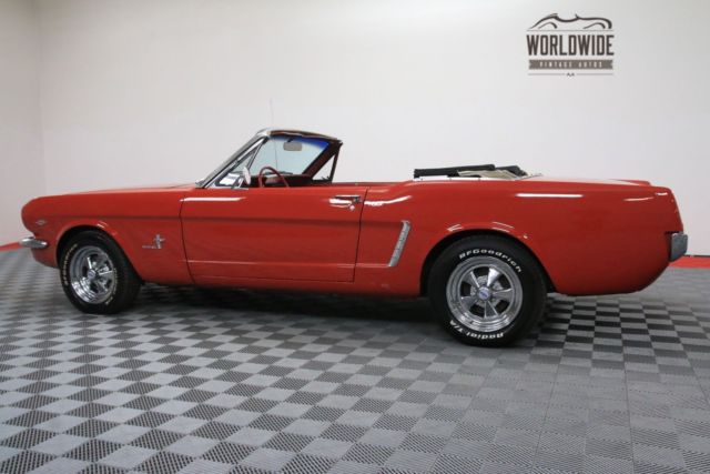 1965 Red Ford Mustang