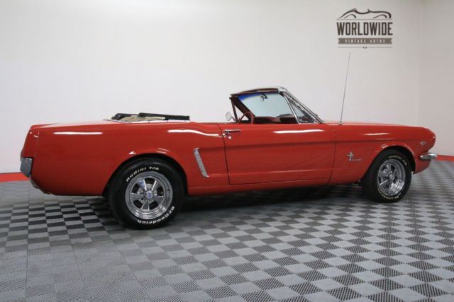 1965 Red Ford Mustang