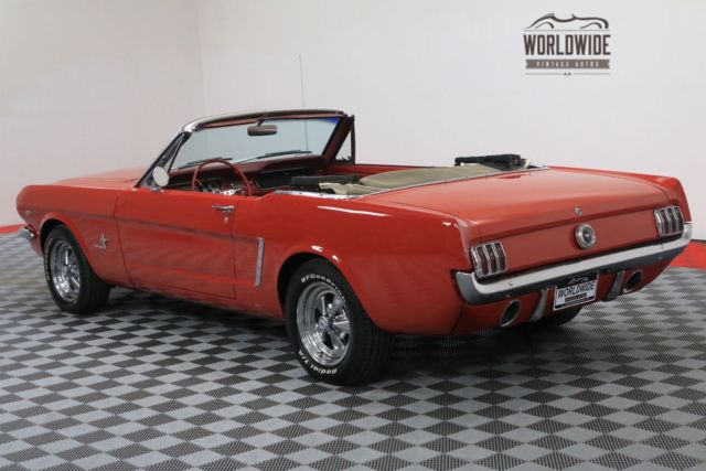 1965 Red Ford Mustang
