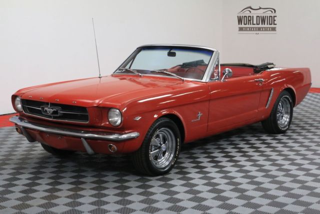 1965 Red Ford Mustang