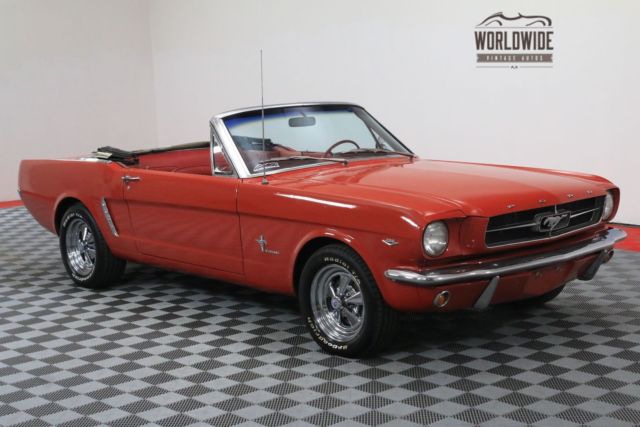 1965 Red Ford Mustang