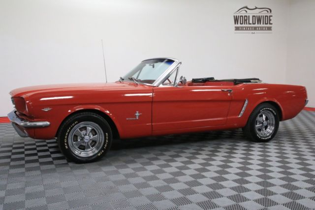 1965 Red Ford Mustang