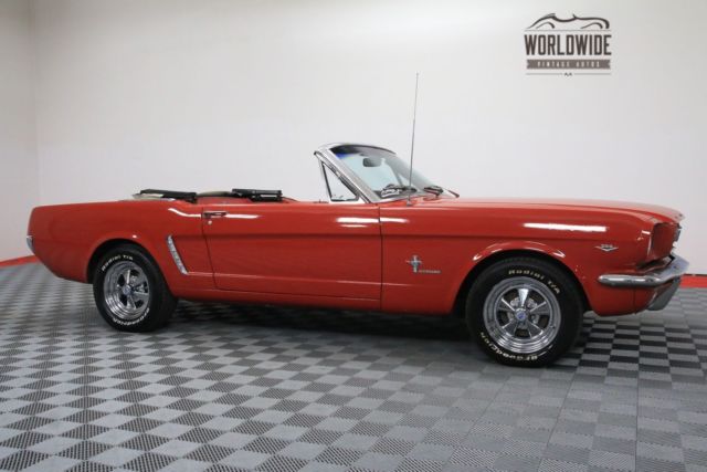 1965 Red Ford Mustang