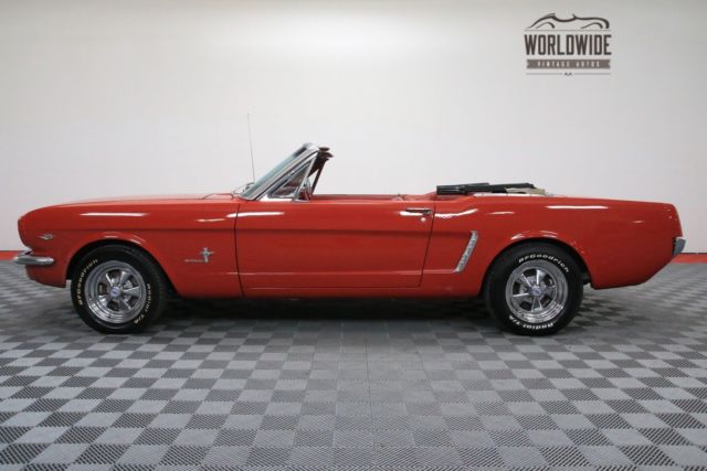 1965 Red Ford Mustang